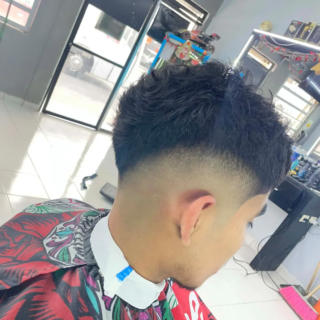 Interior barbería